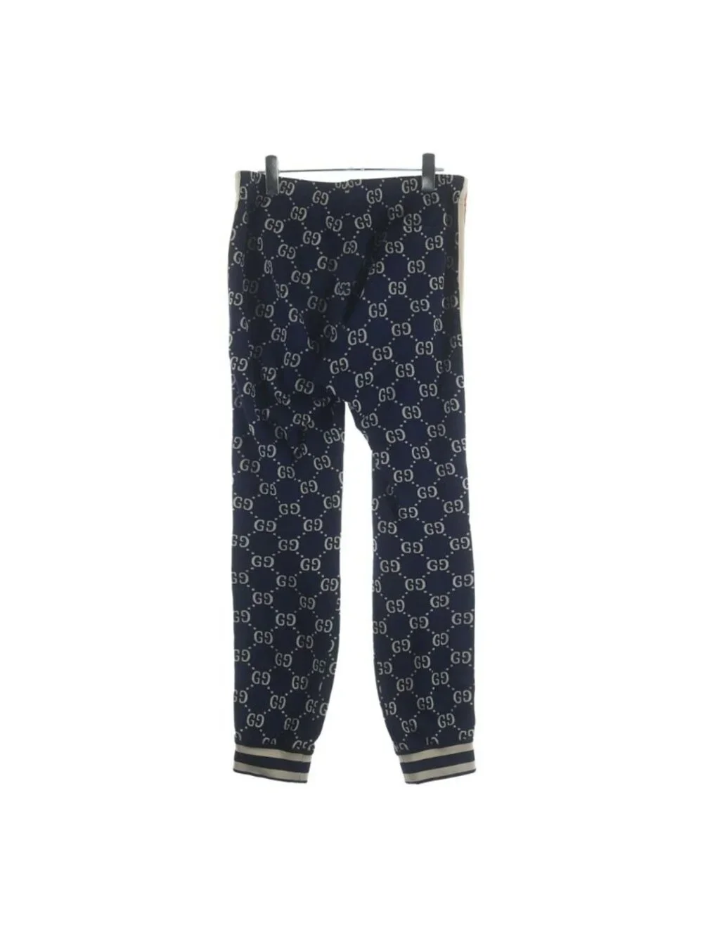 Gucci GG Jacquard Sweatshirt Pants All Over Pattern Navy